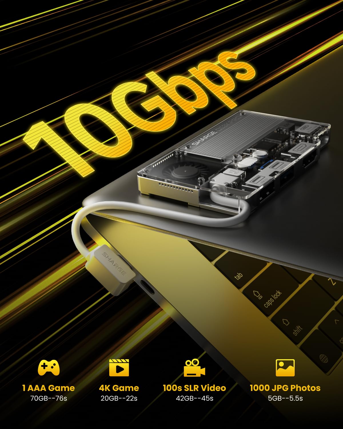 SHARGE Disk Pro 1TB Portable Solid-State Drive SHARGE Disk Pro 1TB Portable Solid-State Drive